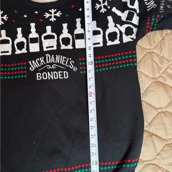 Jack Daniels Bonded Gentleman Jack Knit Holiday Sweater Men's Size L Christmas - Picture 14 of 16